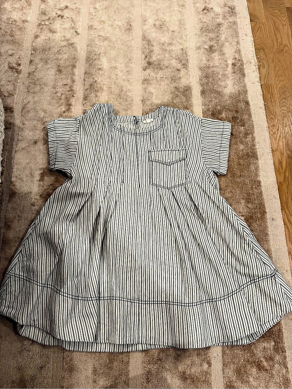 PILCRO Women’s Striped Dress Blue & White Small